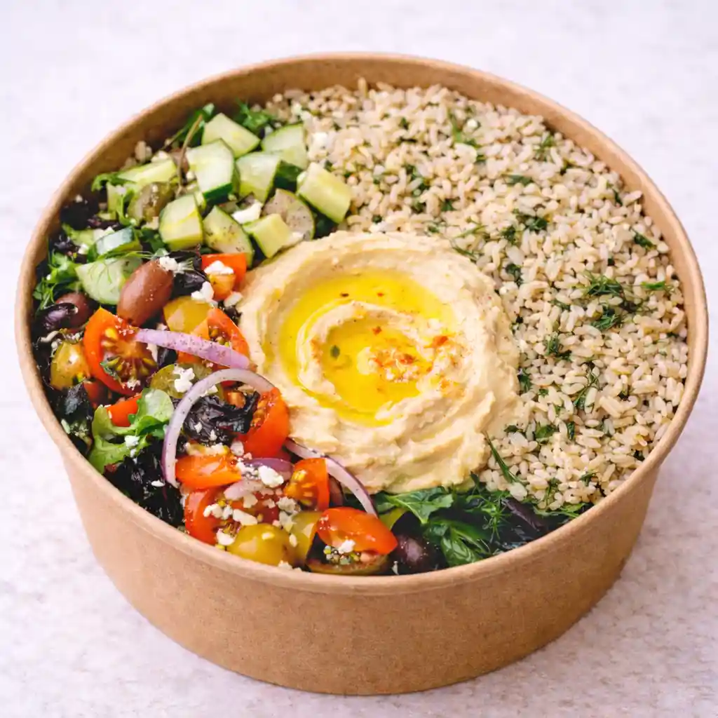 Meditarian Hammus Bowl